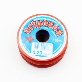 Fio de Naylon Transparente 0,20mm / Linha para Pesca (Rolo c/100 Mts)