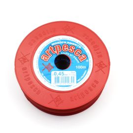 Fio de Naylon Transparente 0,45mm / Linha para Pesca (Rolo c/ 100 Mts) 