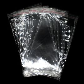 Saco com Adesivo / 12x18cm - (Pct. com 100 Unidades) - Transparente