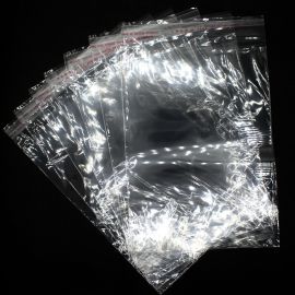 Saco com Adesivo / 15x20cm - (Pct. com 100 Unidades) - Transparente