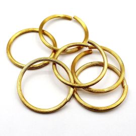 Argola de Alumínio / 40mm - Dourada