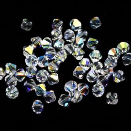 Balãozinho Swarovski Transparente Furta-Cor / (Pct com 50 unidades)