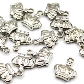 Pingente de Plástico ABS / 22x20mm - Coroa - (10 gramas)