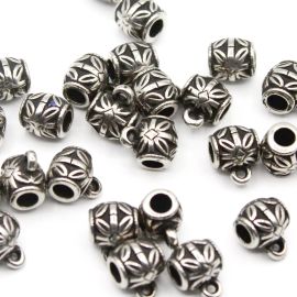 Caneca de Plástico ABS / 14x11mm (10 gramas) - Grafite