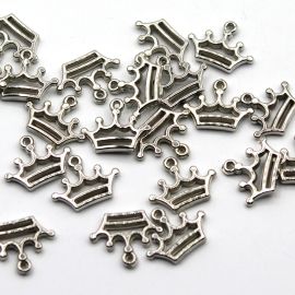 Pingente de Plástio ABS / 18x14mm - Coroa (10 gramas)