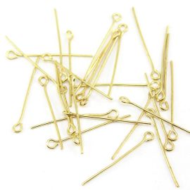 Alfinete com Volta / 30mm - (Pacote com 10 gramas)