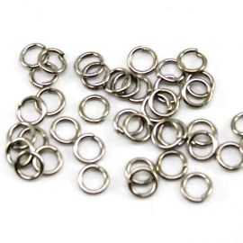 Argolinha Metal / 7mm - (Pct c/10 GRAMAS)-Níquel