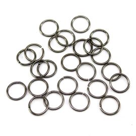 Argolinha Metal / 10mm - (Pct c/10 GRAMAS)-Grafite