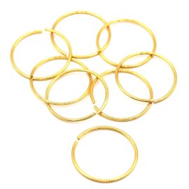 Argola de Alumínio-39mm (10 gramas) -Dourado