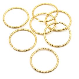 Argola de Alumínio 39mm/Trabalha (10 gramas)-Dourado