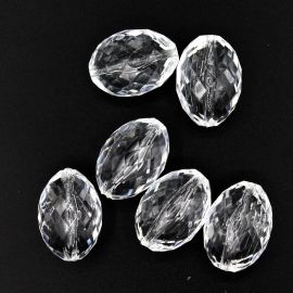 Conta de Acrílico / 30x21mm - Arroz (15 gramas)