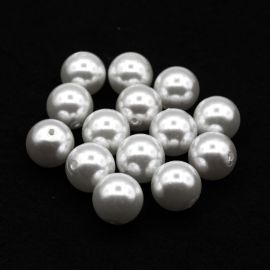 Pérola ABS / 25mm - Branca (10grs)