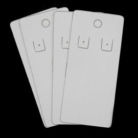 Cartela para Brinco / 10,5X4,90cm - (Ref:031) - Retangular - (100 unidades)