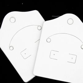 Cartela para Colar e Brinco / 7x6cm - (ref:003) - (100 unidades)