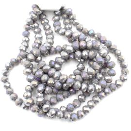 Rondela de Vidro 10mm / Leitosa Especial (1 Fio)