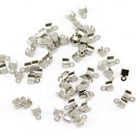 Garra de Metal / 6x4mm (Dourado: Pct. c/ 50 Unidades / Demais Banhos: Pct. c/ 100 Unidades) / (P013)