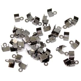 Garra de Metal / 9X6mm (Dourado: Pct. c/ 50 Unidades / Demais Banhos: Pct. c/ 100 Unidades)/(cod:P006)-Grafite