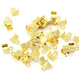 Garra de Metal / 9X6mm (Dourado: Pct. c/ 50 Unidades / Demais Banhos: Pct. c/ 100 Unidades)/(cod:P006)- Dourado