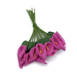 Buquê com 12 Botões / 24mm - Flor Copo de Leite (Unidade)