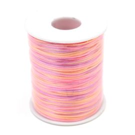 Fio de Seda 1mm - Multicolorido 01 - (90 METROS) 