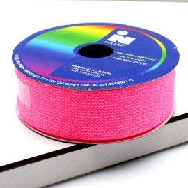 Fita Decorativa / 25mm - Neon com Glitter (1 Metro)