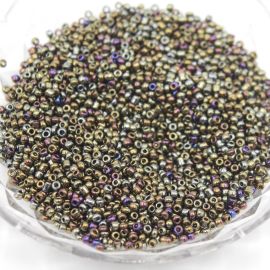 Miçanguinha - Chinês / 9/0 - Metalizada - Irisada (10 GRAMAS)