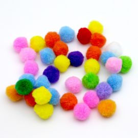 Pompom Multicolorido / 1,5cm (Pacote c/ 100)