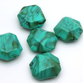 Conta Plástica Mesclada / 35x31mm - Irregular (UNID.)