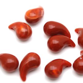 Conta Plástica Mesclada / 30x17mm - Gota (12 gramas)