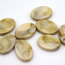 Conta Plástica Mesclada / 33x23mm - Oval (10 gramas)