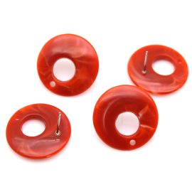 Pino de Brinco em Resina / 24mm - Redondo (1 PAR)