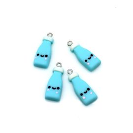 Pingente de Resina / 25mm - Garrafinha Feliz (Unidade)