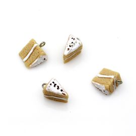 Pingente de Resina / 16x10mm - Tortinha (unidade)