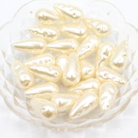 Gota de ABS Perolada / 22x11mm (10 gramas) - Rosê