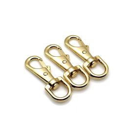 Fecho Mosquetão / 6,7x2,4cm - (unidade)-Dourado