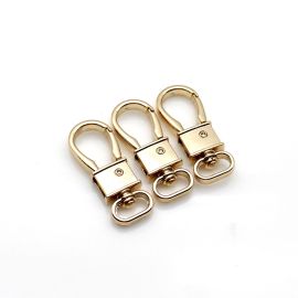 Fecho Mosquetão em Metal / 51x20mm (unidade)-Dourado