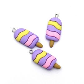 Pingente de Resina / 34x14mm - Picolé (Unidade)