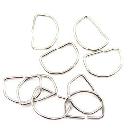 Argolinha / 25x18mm - Meia Lua (10 gramas) - Níquel