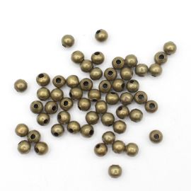 Bolinha de Metal 5mm / Importada - Ouro Velho (10gramas)