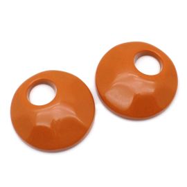 Placa de Resina Leitosa / 60mm - Redondo com Furo (unid.)