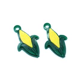 Pingente de Acrílico / 25X15mm - Milho Tema Junino (Unidade)