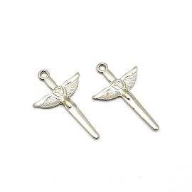 Pingente de Metal / 42x26mm - Espada de São Miguel (UNIDADE)