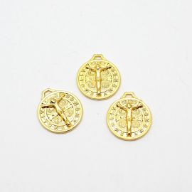 Medida de Metal / 24x21mm - São Bento (Unidade) - Dourado
