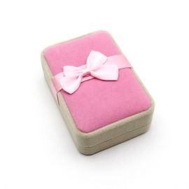 Caixa de Veludo para Colar / 11x7cm - Com Laço ( Unidade )