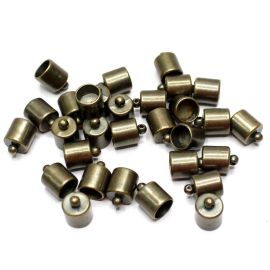 Terminal de ABS / 14x10mm - Redondo (10 gramas)