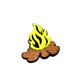 Aplique de E.V.A / 5x5cm - Fogueira - Tema Junino (1 kit)