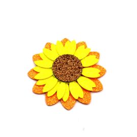 Aplique de E.V.A / 7cm - Girassol - Tema Junino (1 kit)