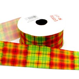 Fita de Gorgorão N°09 / 38mm - Xadrez - Tema Junino (1 metro)