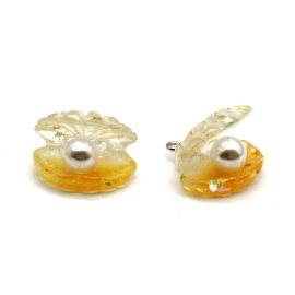 PIngente de Resina / 18x22mm -  Concha (unidade)