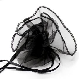 Pano de Organza / 27cm - Redondo para Bem Casado (Pacote c/ 5 unidades)